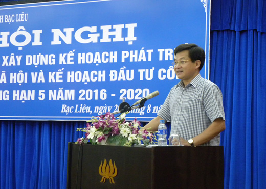 Đồng chí Lê Minh Khái được bầu giữ chức Bí thư Tỉnh ủy Bạc Liêu