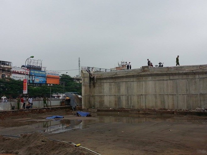 Thông tin về vụ tai nạn giao thông tại công trường Dự án xây dựng nút giao thông Cầu Giấy