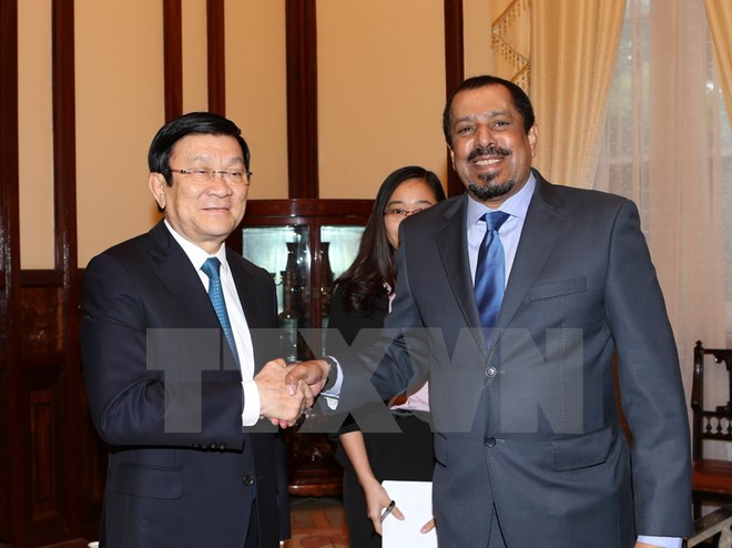 国家主席张晋创会见科威特驻越大使