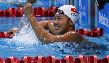 Ánh Viên giành Huy chương vàng tại Đại hội thể thao quân sự thế giới 2015