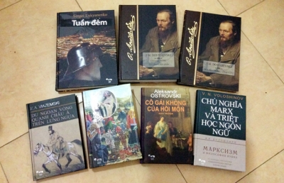 Russian books of literature translated for Vietnamese public