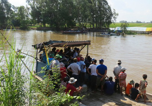 Vụ lật thuyền ở An Giang Đã tìm thấy 2 thi thể nạn nhân mất tích