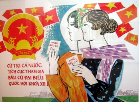 Phát động cuộc thi sáng tác tranh cổ động tuyên truyền bầu cử