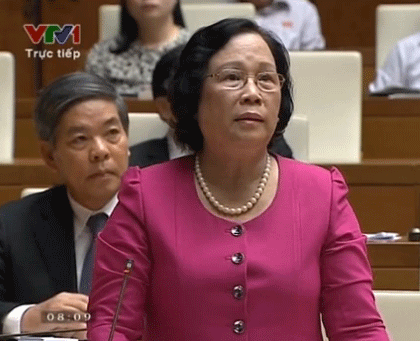 Bộ trưởng trả lời về việc tăng lương hưu