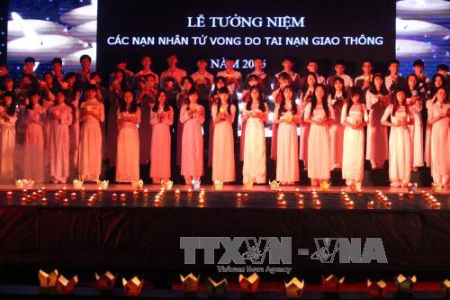 Nghệ An tưởng niệm các nạn nhân tử vong vì tai nạn giao thông