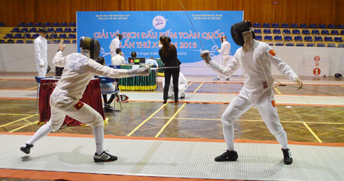 Khởi tranh Giải vô địch Đấu kiếm toàn quốc lần thứ X năm 2015