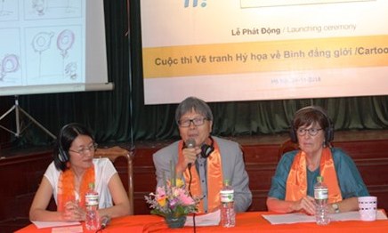 Phát động Cuộc thi vẽ tranh hí họa về bình đẳng giới