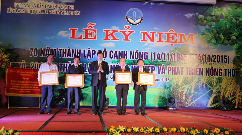 Quảng Ninh Kỷ niệm 70 năm ngày thành lập Ngành Nông nghiệp