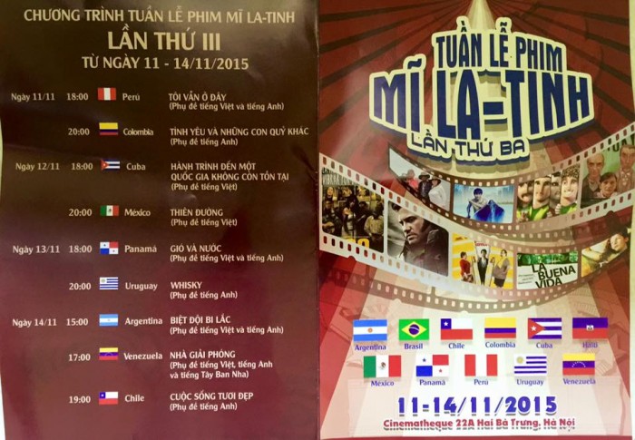 Tuần lễ phim Mỹ La-tinh lần thứ 3 tại Hà Nội