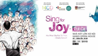 “Vui ca – Sing for Joy” concert to open in Hanoi