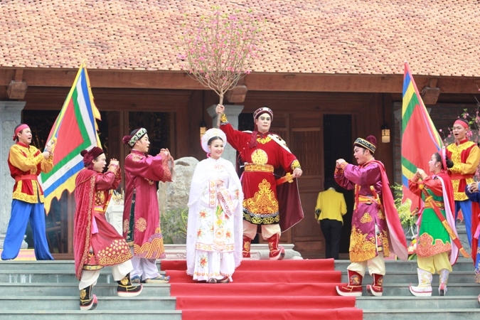 Hanoï  fête de Go Dông Da 2015