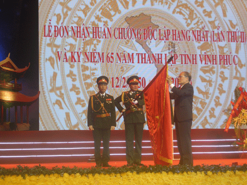 Chủ tịch Quốc hội dự Lễ kỷ niệm 65 năm ngày thành lập tỉnh Vĩnh Phúc