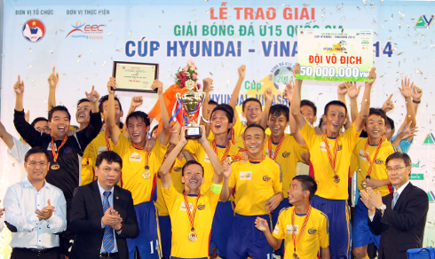 Giải bóng đá U15 quốc gia năm 2015 khởi tranh từ ngày 21 3