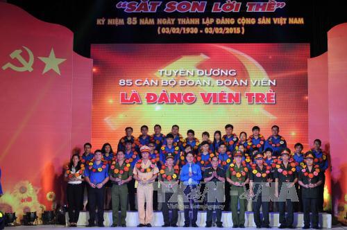 Tuổi trẻ Thành phố Hồ Chí Minh khẳng định niềm tin sắt son với Đảng