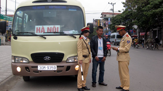 Xử lý nghiêm các hành vi vi phạm an toàn giao thông trong dịp Tết