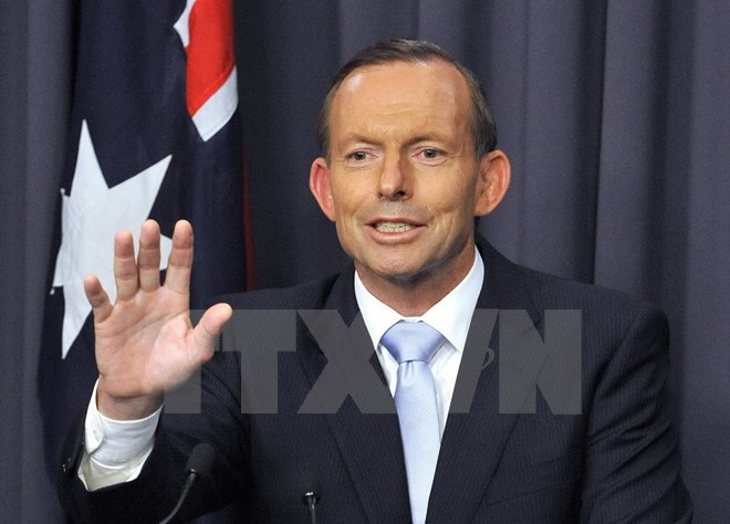 Australian PM Tony Abbott visits New Zealand