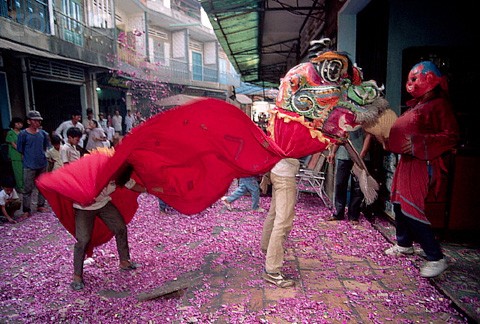 Beauté du Tet vietnamien pendant les années 90