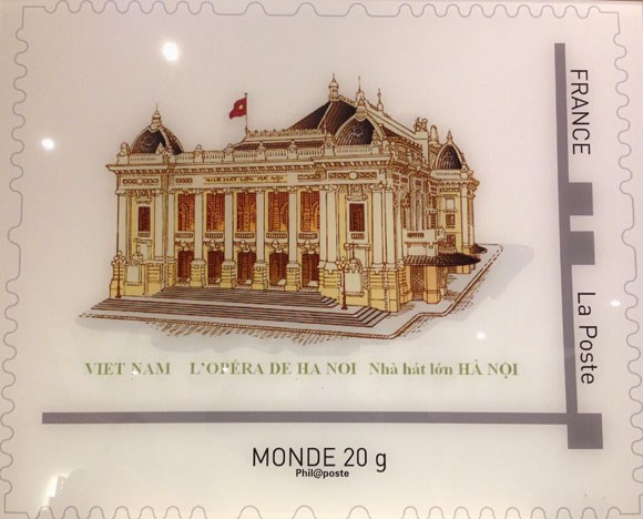 France émission de timbres présentant l’image du Vietnam