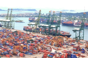 Singaporean exports tumble 9 7 percent in February