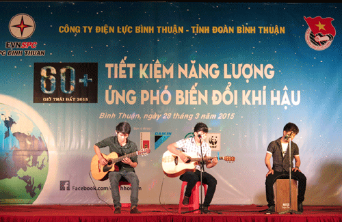 Bình Thuận tắt đèn hưởng ứng Giờ Trái đất