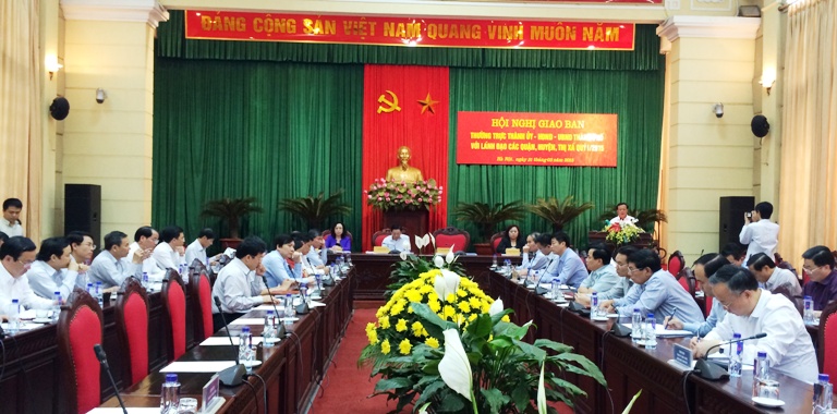 Bí thư Thành ủy Hà Nội Lãnh đạo Thành phố phải tự kiểm điểm, phê bình