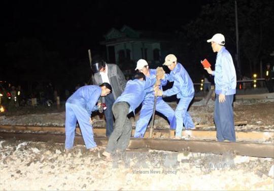 Quảng Trị Tai nạn tầu hỏa nghiêm trọng trên tuyến đường sắt Bắc Nam