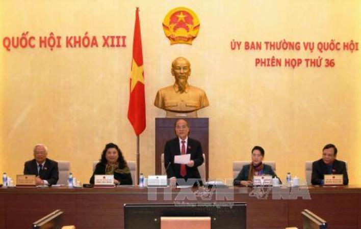 Khai mạc phiên họp thứ 36 của Ủy ban Thường vụ Quốc hội