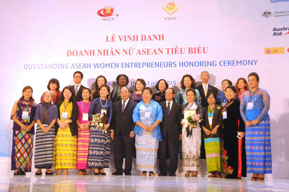Lễ vinh danh doanh nhân nữ ASEAN tiêu biểu