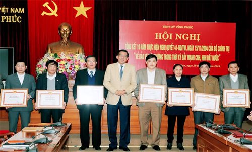 Vĩnh Phúc Hiệu quả sau 10 năm thực hiện Nghị quyết số 41 NQ-TW về bảo vệ môi trường
