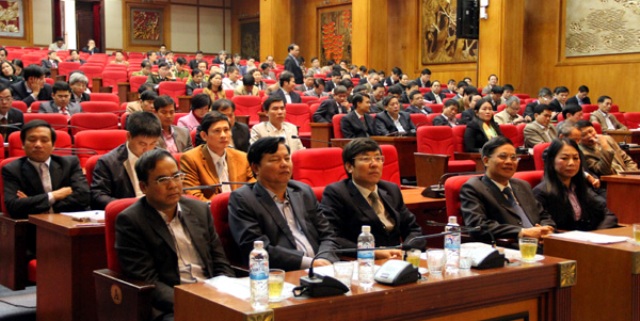 Vĩnh Phúc Quán triệt, triển khai thực hiện Nghị quyết Hội nghị Trung ương 10 khóa XI