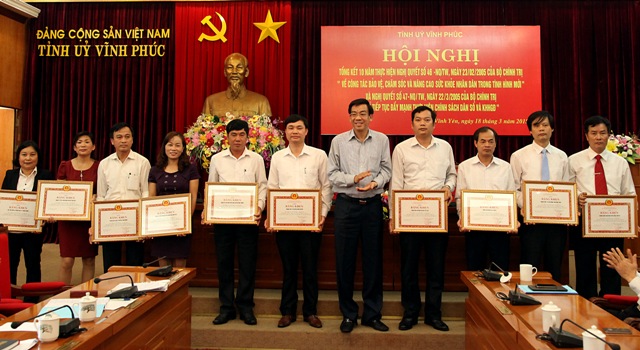 Vĩnh Phúc Tổng kết 10 năm thực hiện Nghị quyết số 46 và Nghị quyết số 47 của Bộ Chính trị