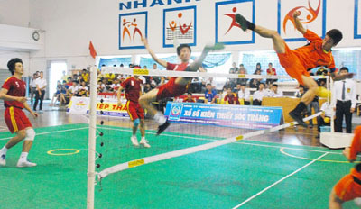 2015年国家藤球俱乐部锦标赛在朔庄省揭开战幕