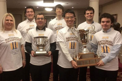 棋手黎光廉为Webster大学摘得President’s金杯