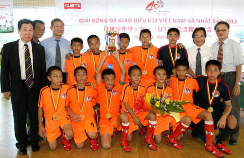 Tổ chức giải bóng đá giao hữu U14 quốc tế Việt Nam - Nhật Bản lần thứ 2