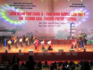 Le 2e Festival de la poésie d Asie-Pacifique à Bac Ninh