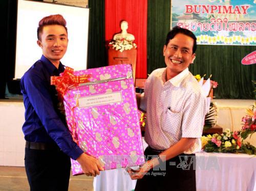 Bunpimay traditional New Year held for Lao students in Quang Ngai province