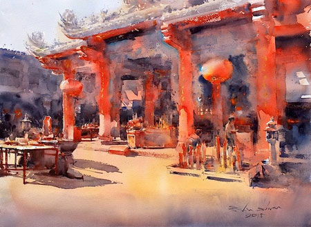 First international watercolor exhibition in Vietnam