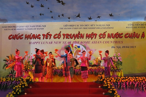 Le Nouvel An traditionnel de pays asiatiques fêté à Hanoi