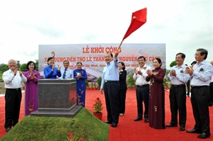 Mise en chantier du temple du marquis Nguyên Huu Canh à HCM-Ville