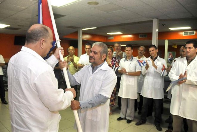 Cuban medical brigade departs for Chile