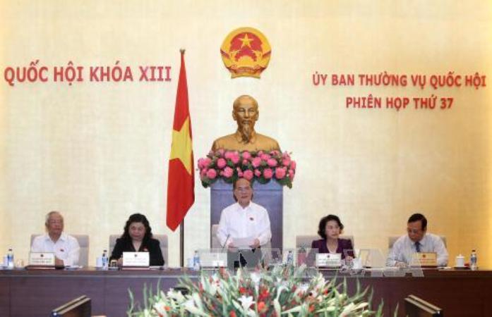 Khai mạc phiên họp thứ 37, Ủy ban Thường vụ Quốc hội khóa XIII