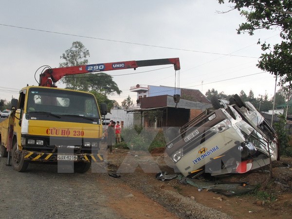 Đồng Nai Xe khách giường nằm gây tai nạn khiến 7 người bị thương