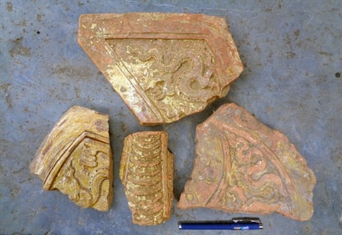 Thanh Hoa Découverte de vestiges antiques près de la citadelle des Hô