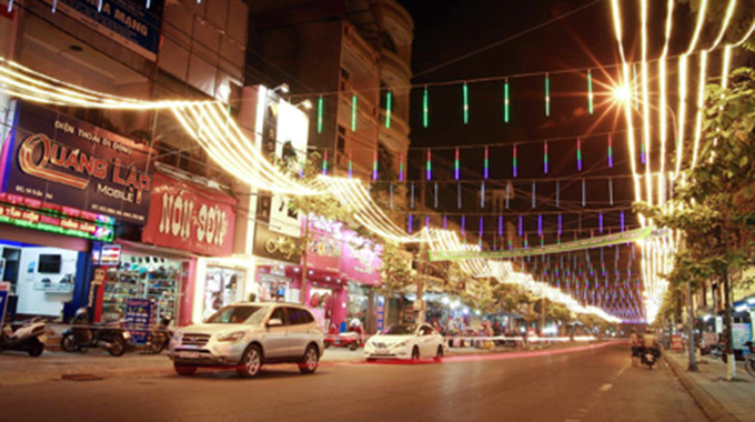Quang Ninh Bientôt la première rue piétonne dans la ville de Mong Cai