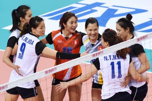 Việt Nam nối dài mạch thắng tại Giải bóng chuyền nữ vô địch châu Á 2015