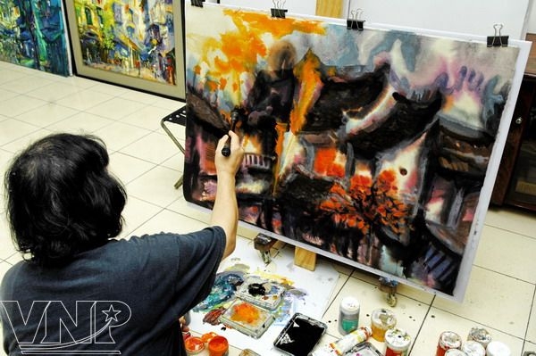 L’art contemporain en papier Dó traditionnel du Vietnam
