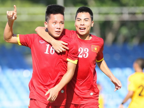 U23 Việt Nam - U23 Brunei 6-0  Mưa bàn thắng ngày ra quân