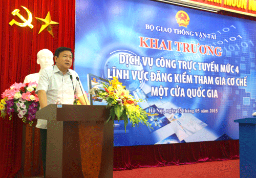 Bộ Giao thông vận tải khai trương dịch vụ hành chính đăng kiểm trực tuyến