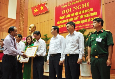 Quảng Nam Nhiều tập thể, cá nhân được tuyên dương trong học tập và làm theo gương Bác