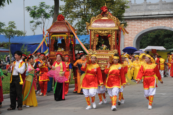Lễ hội truyền thống làng Lệ Mật - Di sản văn hóa phi vật thể quốc gia